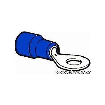 Auto elektroinstalace Izolované kabelové oko modré 6mm 10ks