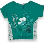 Milaoli Dívčí trička s krátkým rukávem AGNES Barva: Mentolová, Velikost: 146