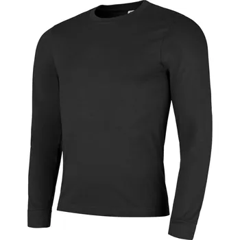 Pánské tričko Tričko s dlouhým rukávem černé Tarek 4XL
