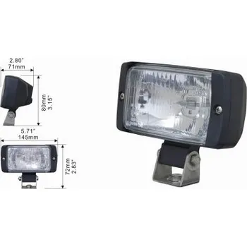 Přídavný světlomet Halogenová přídavná světla dálková, homologace R112, STM 90102