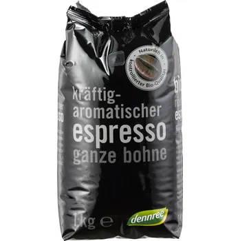 Káva Káva espresso zrnková 1 kg BIO DENNREE