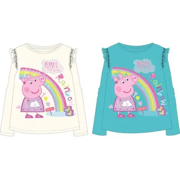 Prasátko Pepa - licence Dívčí tričko - Prasátko Peppa 5202820, smetanová Barva: Smetanová, Velikost: 92