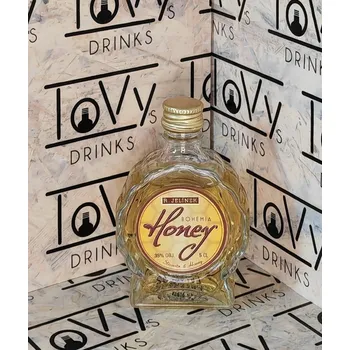 Likér Bohemia Honey 35% 0,05l budík