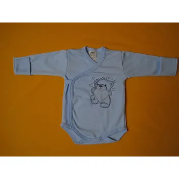 Kojenecký body Arex, ČR Zavinovací body s rukavičkou Medvídek Barva: světlemodrá, Velikost: 56