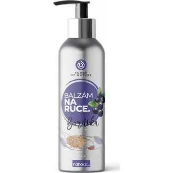 Péče o ruce Nanolab Pečující balzám na ruce po úklidu - borůvka, 150ml
