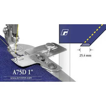 Texi Zakladač s podvinutím pro šicí stroje A75D 1