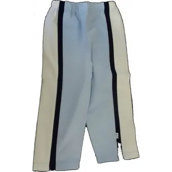 Tepláky dětské bavlna - PRUHY modré - vel.98