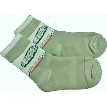 Ponožky dětské bavlna - AUTO zelené - vel.15-16cm