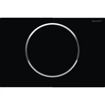 Geberit Sigma splachovací tlačítko pro WC lesklý chrom-černá 115.758.KM.5