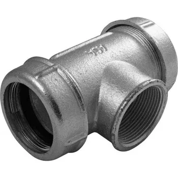 Fitinka T-kus AGA TK 2" s vnitřním závitem, 59,7-63,6mm, litina