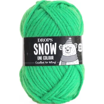 Příze Příze DROPS Snow uni color 103 - zelený papoušek