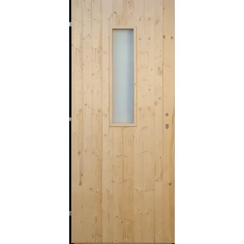 Hrdinka Palubkové dveře Vista - střed Materiál: smrk, Šířka: 70 cm, Orientace: Levé