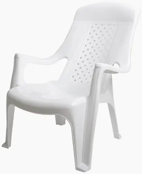 Mega Plast Club stohovovatelná židle bílá