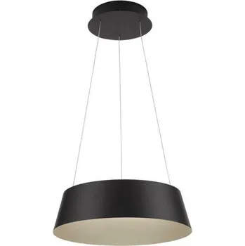 NOVA LUCE závěsné svítidlo ALBA černý hliník šampaň a zlatá LED 40W 230V 3000K IP20 stmívatelné 9345656