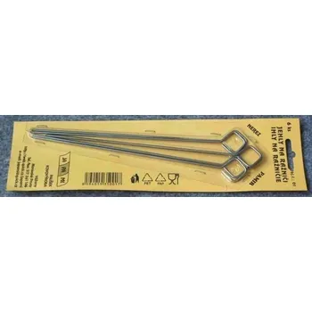 M.A.T. Group Jehly na ražniči/masové závitky nerez 6 ks 16 cm