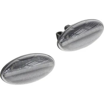 Přídavný světlomet LED dynamické blinkry Peugeot, Citroën oranžové - STM 96PG01