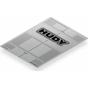 RC model auta HUDY PLASTIC SET-UP BOARD DECAL 282x386mm - 1/10 TC - expresní doprava