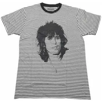 Pánské oblečení Merch The Rolling Stones: The Rolling Stones Unisex T-shirt: Keith (striped) (x-large) XL