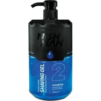 Nishman Energizing transparentní gel na holení 1000 ml
