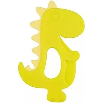 Kousátko dětské silikonové - DINO pistáciové - Canpol