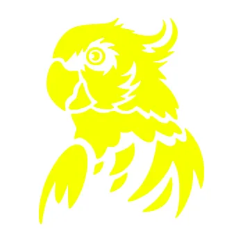 Samolepicí dekorace na vozidlo Papoušek 011 levá (70 - Fluorescentní žlutá) SAMOLEPKA NA AUTO, NÁLEPKA, FÓLIE, POLEP, TUNING, VLASTNÍ TEXT, TISK, AUTOSAMOLEPKY.cz, POLEPY, OBRÁZEK, LOGO, 3D STICKERS