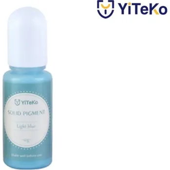 Tekutý pigment solid color YiTeKo Light blue 13 10ml