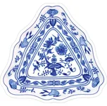 Cibulák Dubí Mísa salátová tříhranná 19,5cm - cibulák 10055