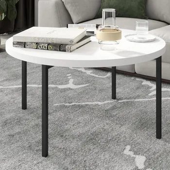 Obývací pokoj SAGMA | konferenční stolek C | SM-03 | 80 cm | bílá mat