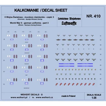 Plastikový model 1/35 German Uniforms WWII Hermann Goring div. pt.3