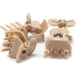 Skřipce do vlasů, 5 ks Barva: béžová