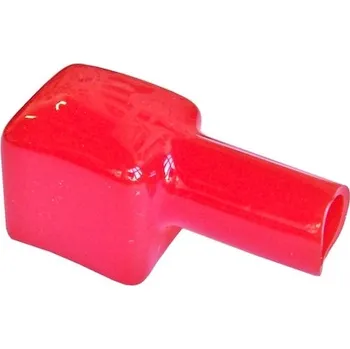 Auto elektroinstalace Krytka pólu motobaterie PVC - rudá BF IK11 R