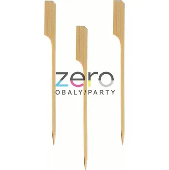 Jednorázové nádobí Napichovátko bambusové ozdobné 'golf' 15 cm (100 ks)