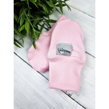 Rukavice Kulišárny Kojenecké rukavičky proti poškrábání BABY PINK