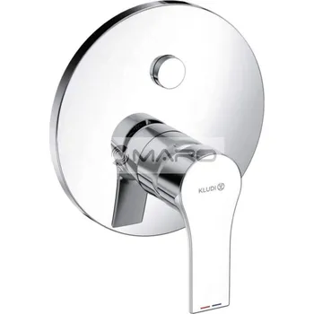 Vodovodní baterie Kludi Zenta Baterie vanová podomítková - vrchní díl s přepínačem Push, chrom, 486590565