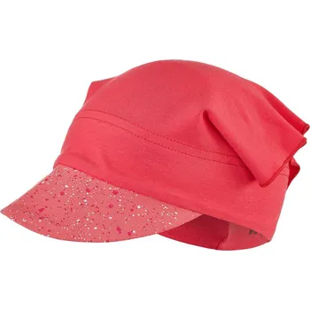 Čepice Šátek tenký kšilt Outlast® - jahodová/jahoda vzor, Little Angel Velikost: Velikost 4 (45-48 cm)