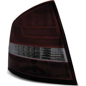 Zadní světlomet TUNING-TEC Zadní světla Škoda Octavia II sedan 04- červená/ kouřová LED BAR
