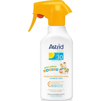 Přípravek na opalování Astrid Sun Family Trigger Milk Spray SPF30