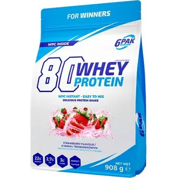 Protein 6Pak Nutrition Whey Protein 80 908 g Příchuť: Čokoláda