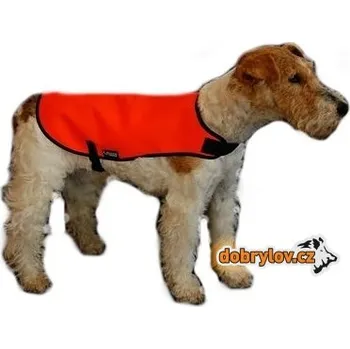Obleček pro psa Záhoří Rudel Reflexní vesta pro psy bez reflexní pásky - oranžová Velikost: XL