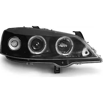 Přední světlomet TUNING-TEC Přední světla Opel Astra G 98-04 Angel Eyes - černé