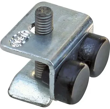 Vchodové dveře Mechanický doraz 343P pro kolejnici 339P pro závěsná vrata do 90 kg