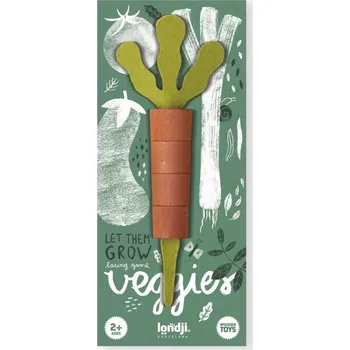 Puzzle LONDJI Dřevěné puzzle My Veggies 2+