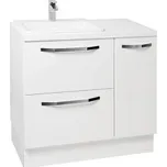 Krajcar PM pračkový modul s umyvadlem 94 x 91 x 51 cm umyvadlo vpravo bílá PMPB94.1.1S