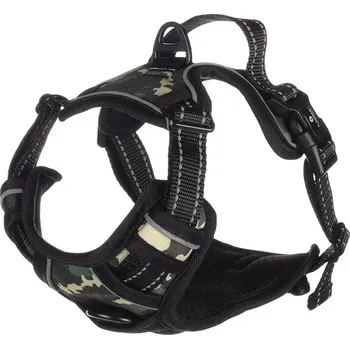 Postroj pro psa Postroj FLAMINGO Balou maskáčový (S) 2x40-55cm