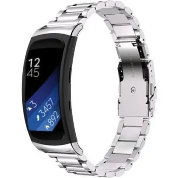 Ostatní příslušenství k chytrým hodinkám eses Kovový řemínek pro Samsung Gear Fit 2 - Stříbrný