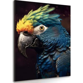 Obraz Dovido Obraz modro-zlatý papoušek