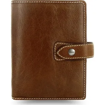 Diář Filofax Malden A7 kapesní týdenní oříškově hnědá