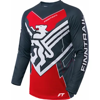 cyklistický dres Finntrail Jersey Red