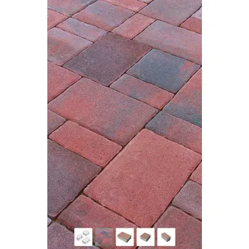 PRESBETON Skladebná dlažba BRENDA MIX 6 cm Karakum