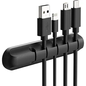 Organizér kabelů Kabelový organizér, klip pro 5 kabelů